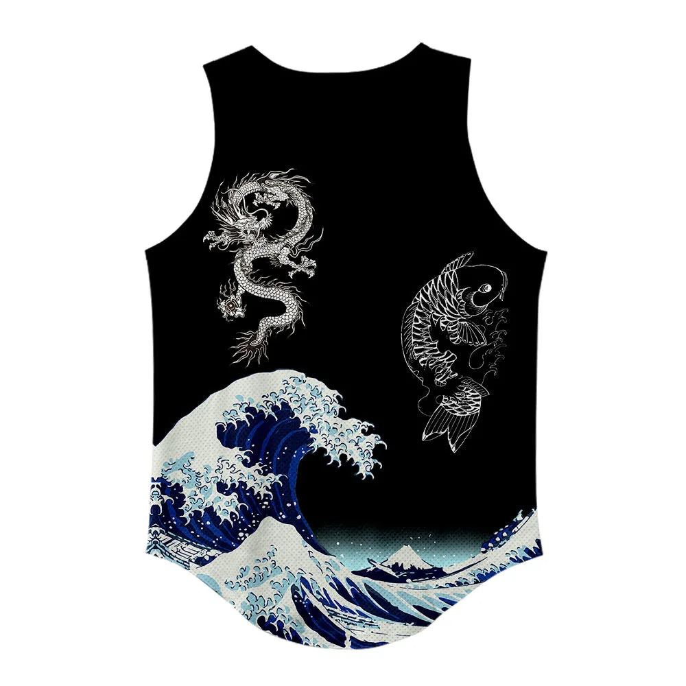 Anime Peak Costume Basketball Jersey Cosplay Uniform Vest Singlet Shirt Sleeveless Set Tank Tops