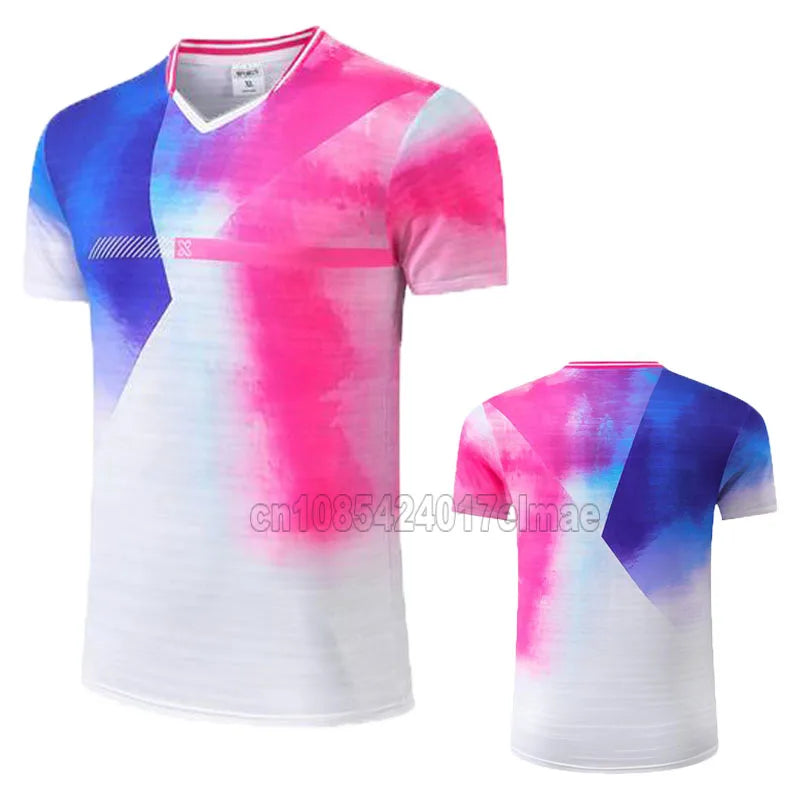 Free Custom Name 2025 China Team Table Tennis Shirts Men Women, Children ping pong t shirt Table tennis clothes Badminton Shirts