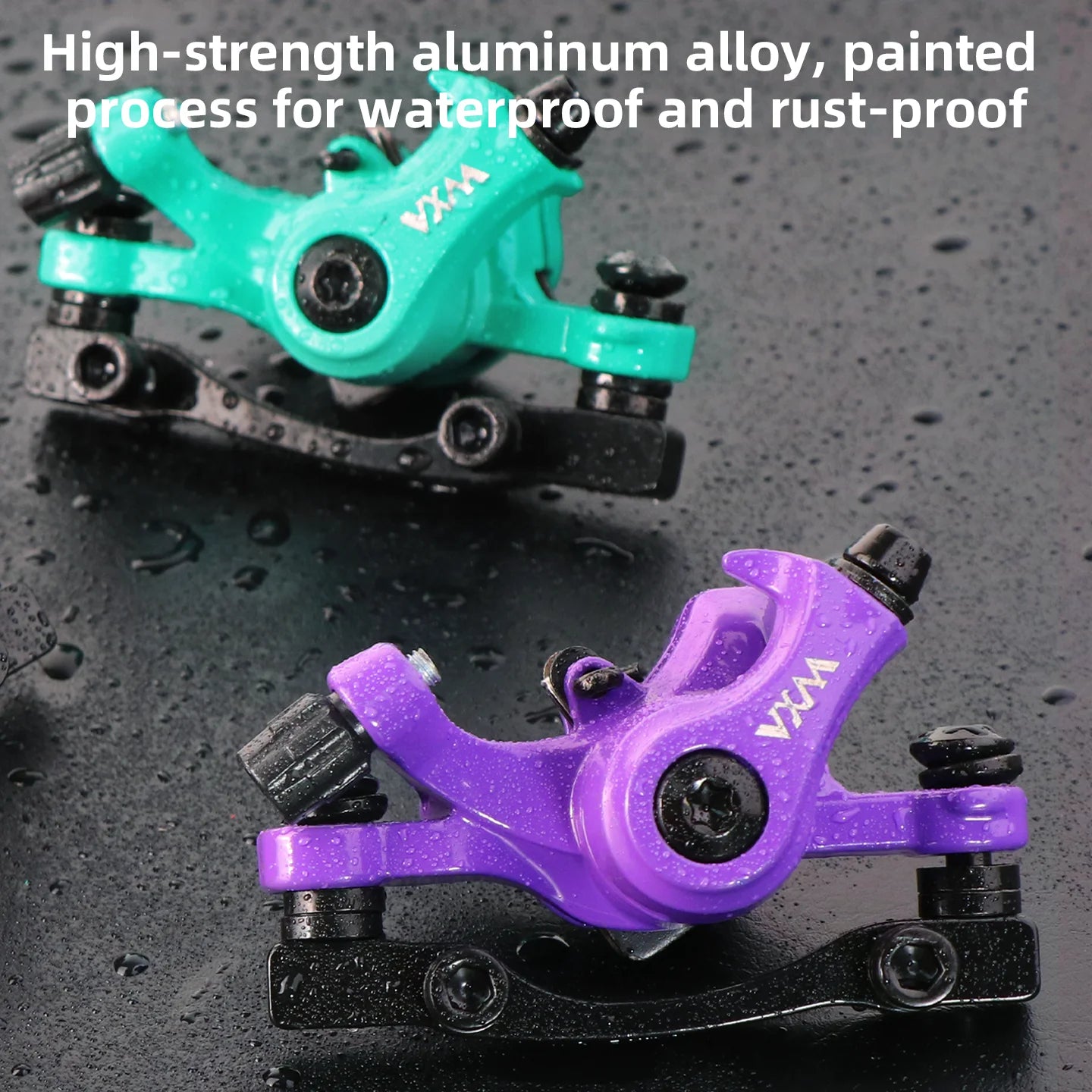 VXM Premium Bike Mechanical Disc Brake Caliper Bicycle Front and Rear 160mm 180mm 140mm Line Pull Brake Rotor Calipers Component