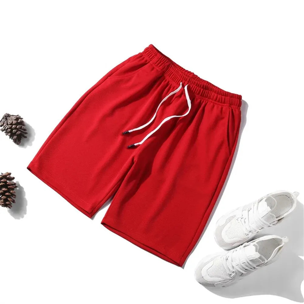 Men's Summer Cool Shorts Swimwear Quickly Dry Surf Beach Board Elastic Waist Casual Pants Male Mesh Running Sports Sweatpant