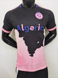 Summer New 24-25 Letter Print Algeria Special Edition Football Jersey 3D Printed Fashion Short Sleeve T-Shirt for Men and Women