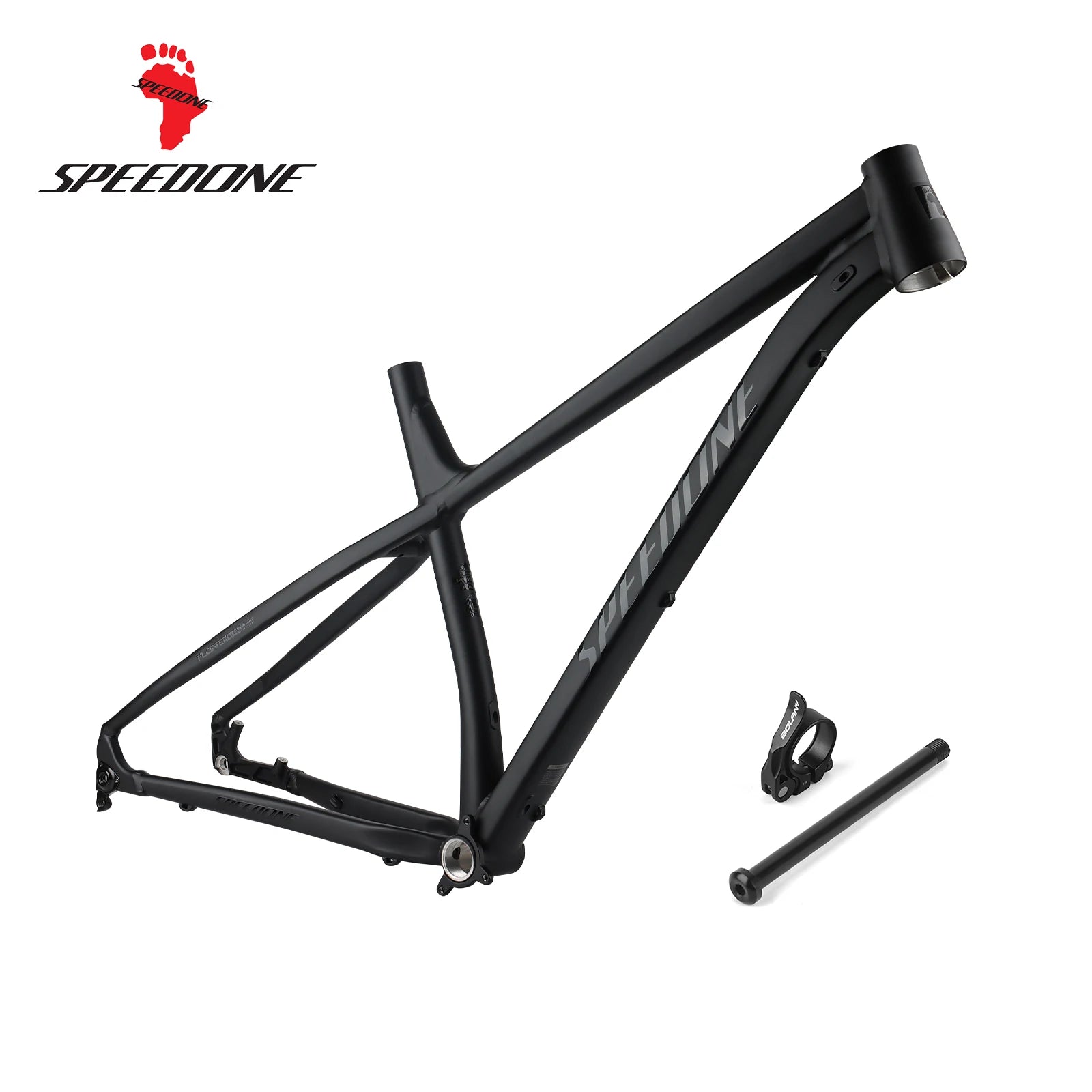SPEEDONE 29'' Racetrack Bike Frame Ultralight Aluminum Alloy Mountain Bike Hardtail Frame Internal Routing 148x12mm Thru Axle