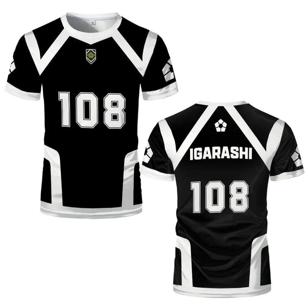 Japanese Anime Blue Lock Season 2 New Isagi Football Jersey T-shirts Cosplay Hyoma Chigiri Meguru Bachira Tees Children Clothes