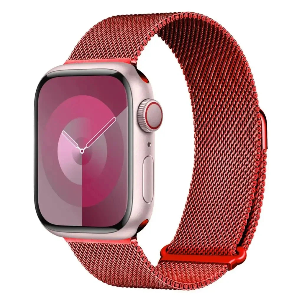 Milanese Loop for apple watch ultra 2 49mm band strap 44mm 45mm 40mm 41mm 38-42mm pride bracelet iwatch series 9 8 7 6 SE 5 4 3