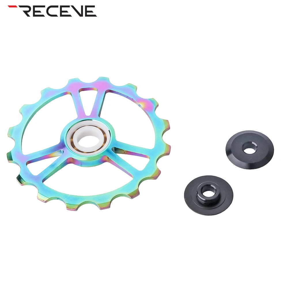 RECEVE Bicycle Derailleur Groupset Road Bike Rear Derailleur Pulley Ceramic Jockey Wheel Carbon Cycling R5800 R6800 R7000 R8000