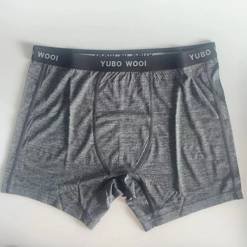 Merino Wool Boxer Briefs Men Merino Wool Underwear Base Layer Merino Boxer Brief Underpants Soft Moisture Breathable Comfy
