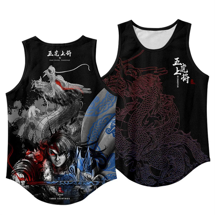 Anime Peak Costume Basketball Jersey Cosplay Uniform Vest Singlet Shirt Sleeveless Set Tank Tops