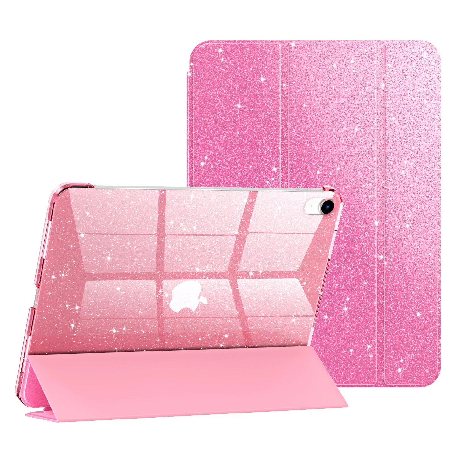 For iPad(A16) 11th Generation 2025, iPad 10th Gen Case 10.9inch 2022,Back Shell Smart Cover, Support Touch ID, Auto Wake/Sleep