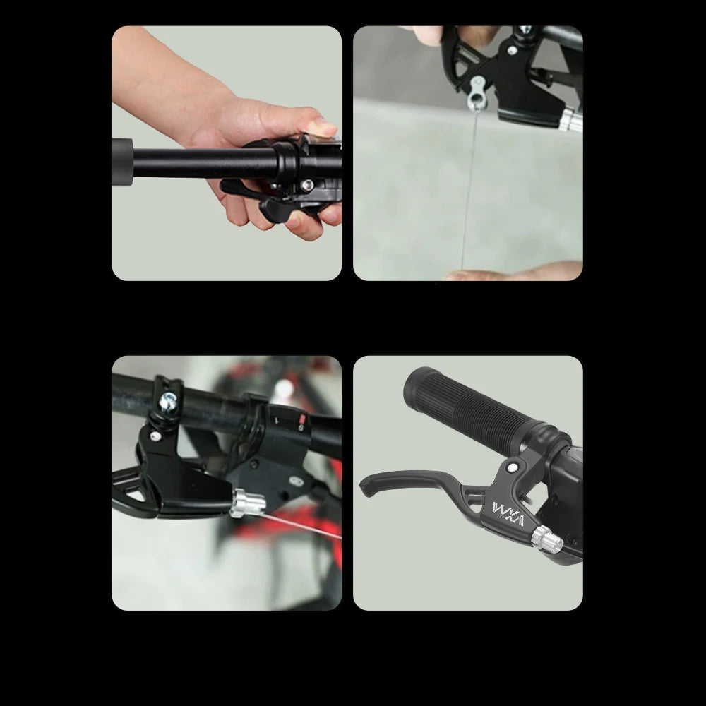 1 Pair Bike Brake Lever High Quality Ultralight Aluminum Alloy Bicycle BMX Brake Handle MTB Mountain Cycling Brake Levers V/Disc