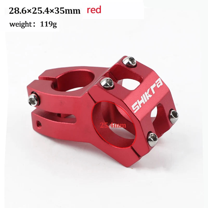 SHIKRA SK09 Stem Mtb Table Power Bicycle Road Short Power Mountain Bike Handlebar Stem 31.8*45MM 25.4*35MM Riser Handle Cycling