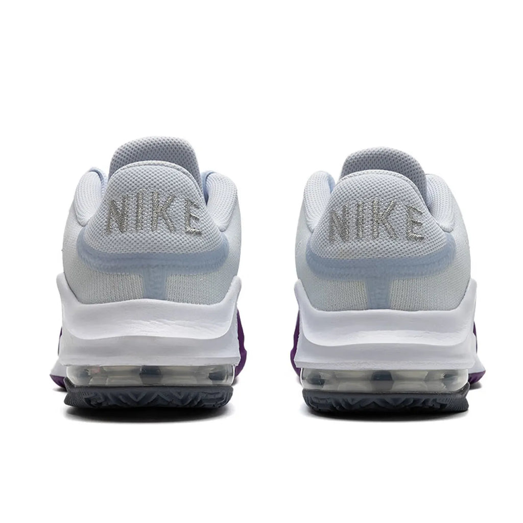 Nike Air Max Impact 4 Versatile Comfort Low-Top Basketball Shoes Men's White DM1124-010