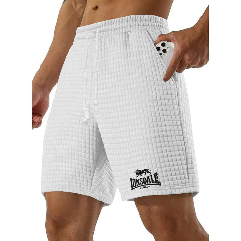 LONSDALE printed men's summer casual cool and breathable basketball shorts for outdoor sports and beach wear. Available in multi