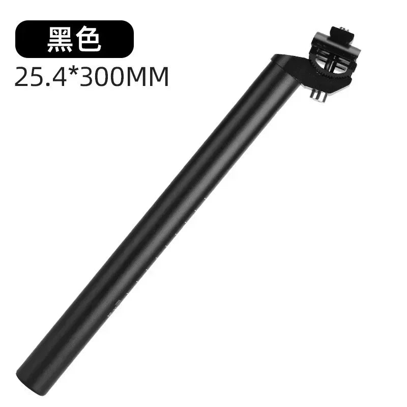 Bicycle Seat Post 25.4/27.2/28.6/30.4/30.8/31.6 MTB, Road Cycling Bridge Column of Lightweight Aluminum Alloy Cushion Seat Post