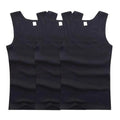 3pcs/lot Cotton Mens Tank Tops Sleeveless Solid Muscle Vest Undershirts Men's Clothes U-neck Gym Clothing Women Sleeveless Shirt