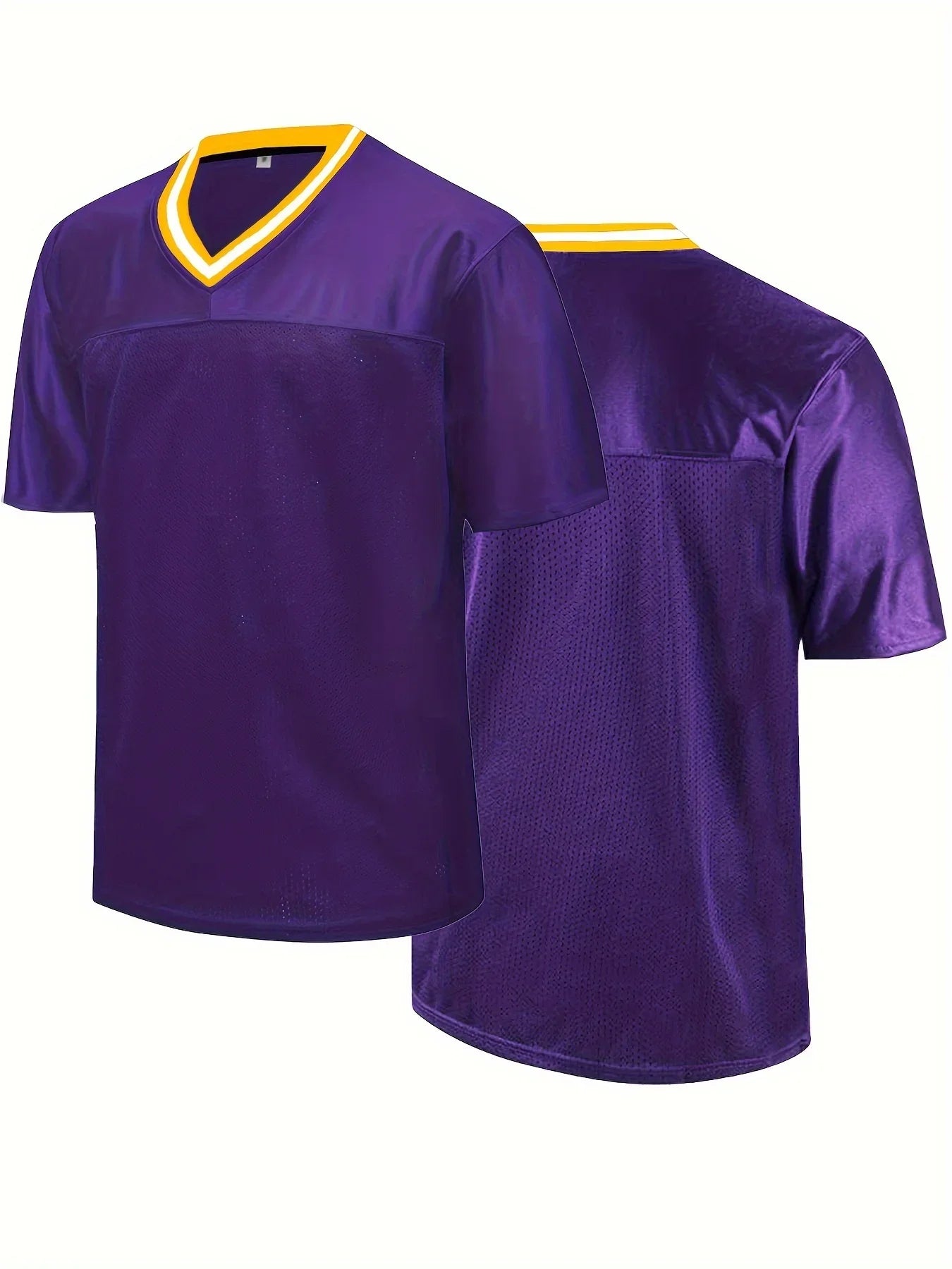 Blank Football Jersey,Sports T-Shirt Hip Hop Jersey for Party