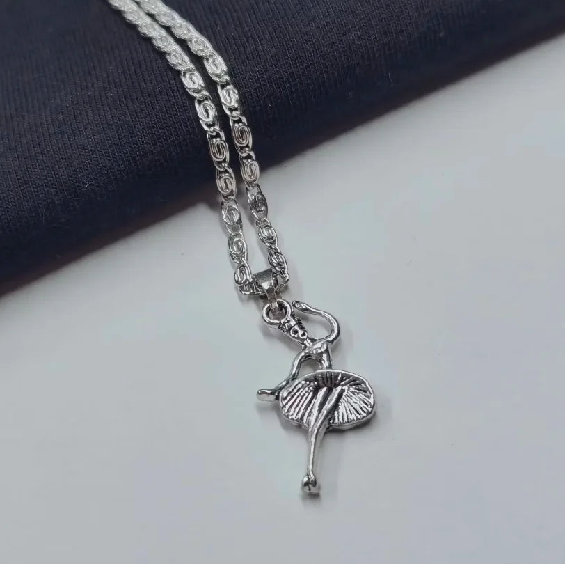 1pcs Hockey Basketball Volleyball Racquet Hat Necklace 45cm Stainless Steel Chain Women Sports Jewelry Wholesale Sales