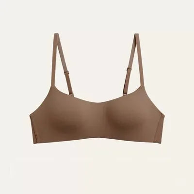 Thin One-piece Seamless Underwear Women's Small Breasts Gathered On The Collection Side Breasts No Steel Ring Breathable Bra