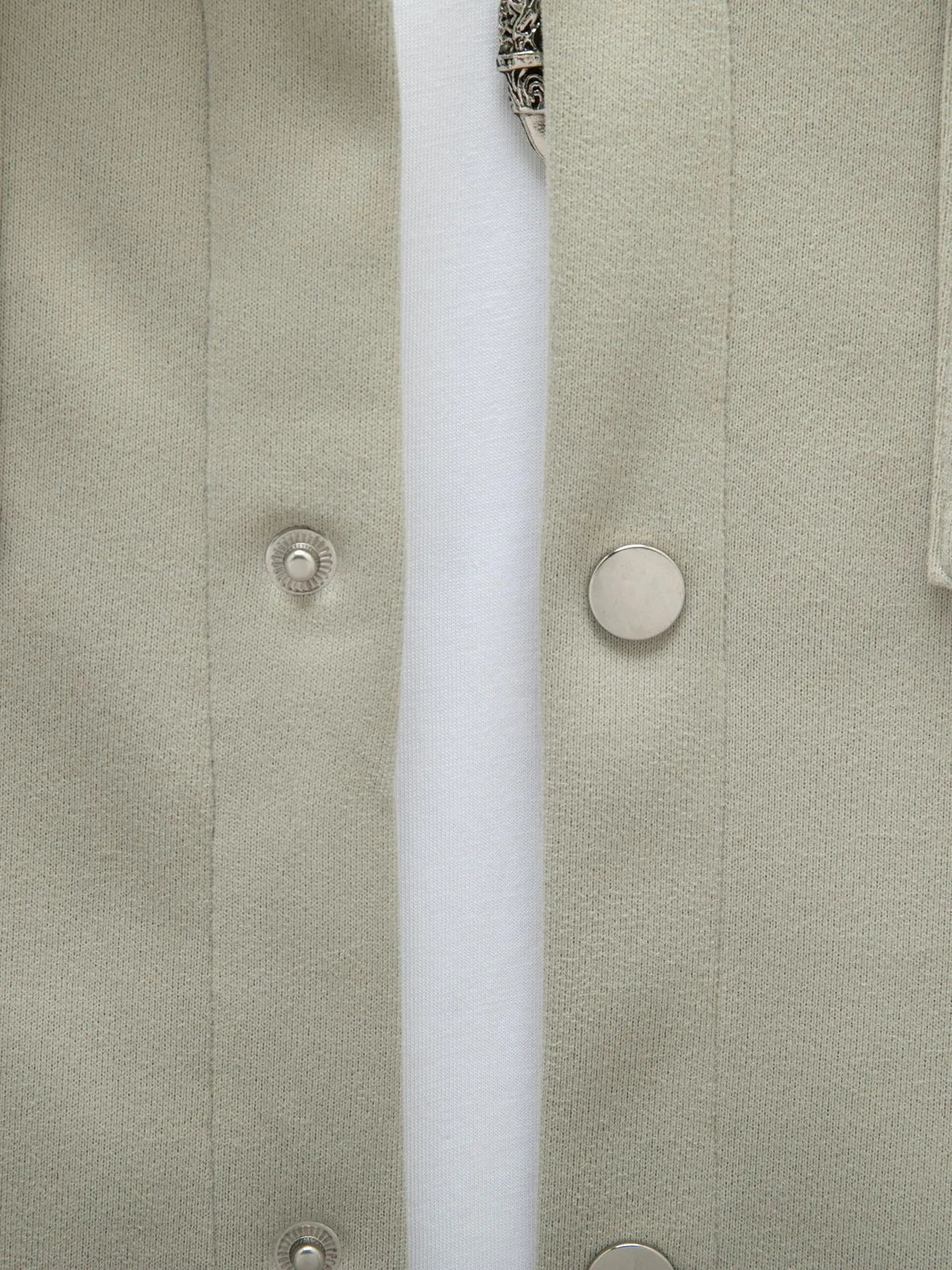 2025 new men's casual spring and autumn solid color single-breasted jacket pocket long-sleeved coat
