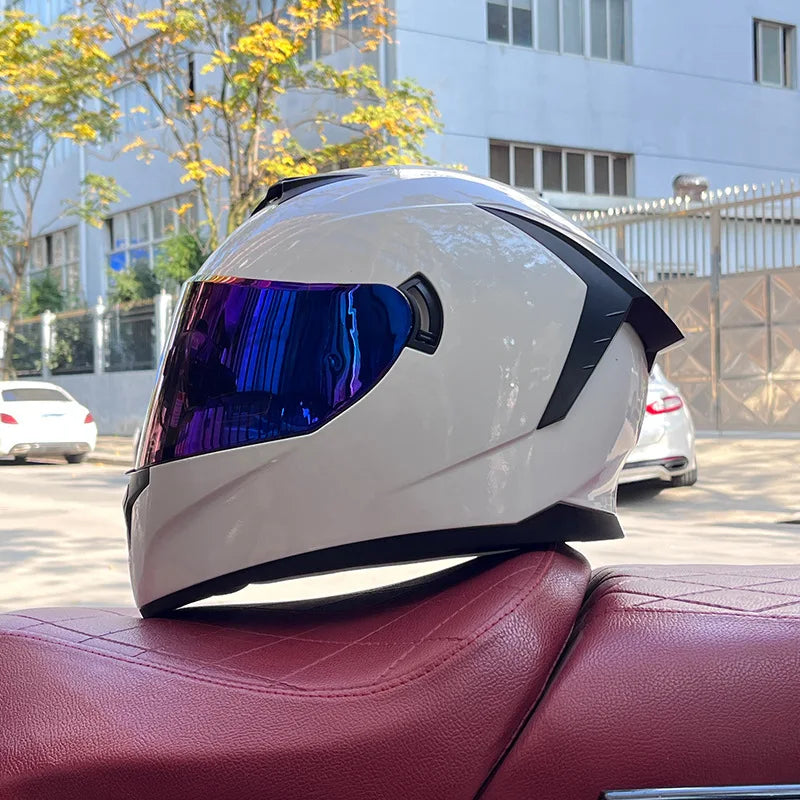 Motorcycle full Face Helmets for Men and Women Moto Racing helmet Adult safety helmet DOT certification