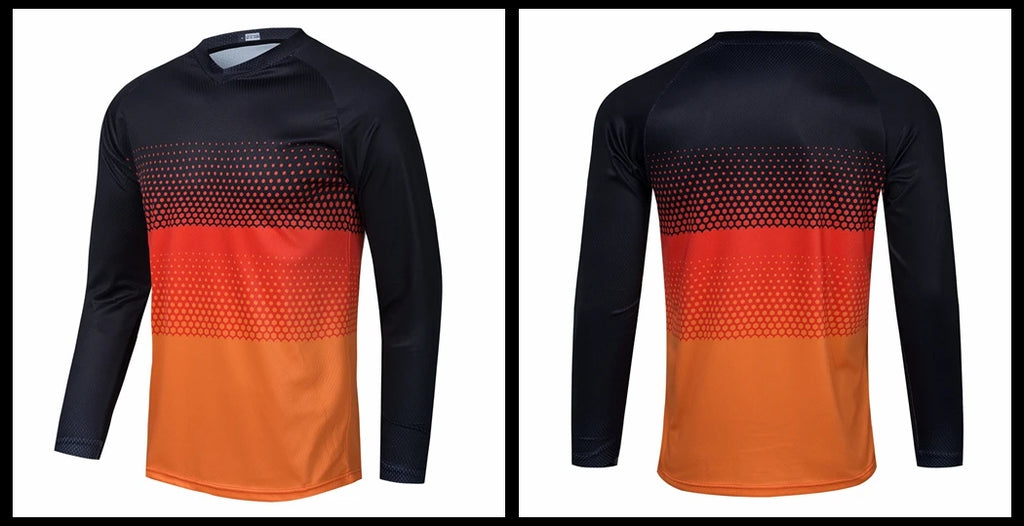 Pink Dirt Bike Shirt Kids Motocross Jersey Youth Off Road Motorcycle Shirt Girls DH mtb BMX Jersey Long Sleeve Cycling Jersey