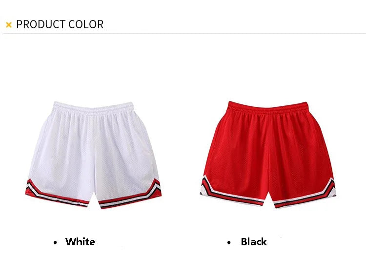 Basketball Pants Summer American Sports Shorts Fitness Breathable Casual Men and Women Running Loose Quarter Pants Sweat-wicking