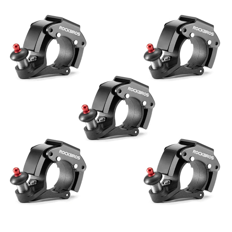 ROCKBROS Bicycle Bell Stainless Cycling Horn Mountain Road Anti-theft Alarm Horn Handlebar Bell Horn Classic Bicycle Accessories