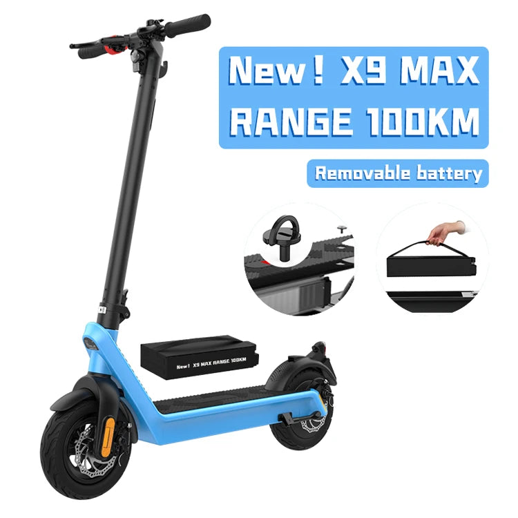 Cheap 2 Big Wheel Electric Scooter,High Powerful Fast E-Scooter, Adult Removable Battery,Elektrik Electrico Commuter Scooter
