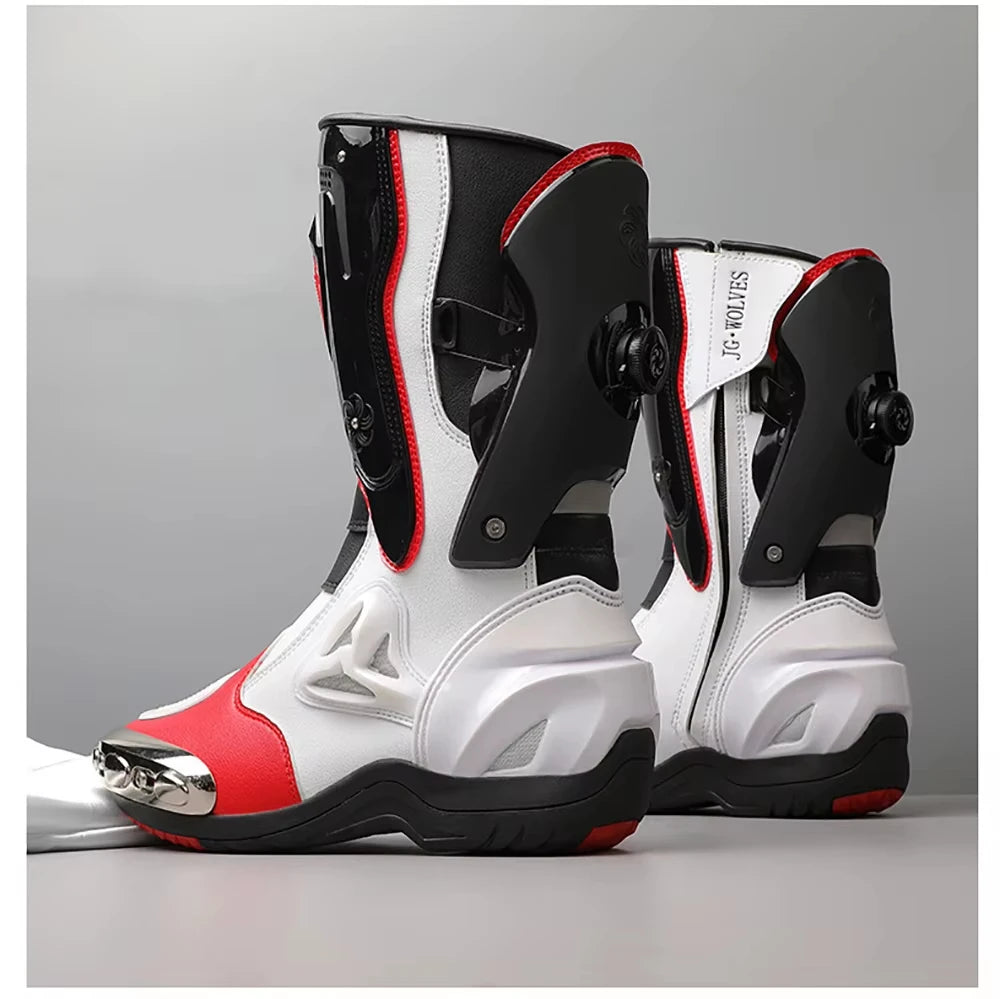 Motorcycle Boots Men Anti-slip Motorcyclist Shoes Adventure Touring Motocross MTB Dirt Bike Boots Motorcycle Accessories