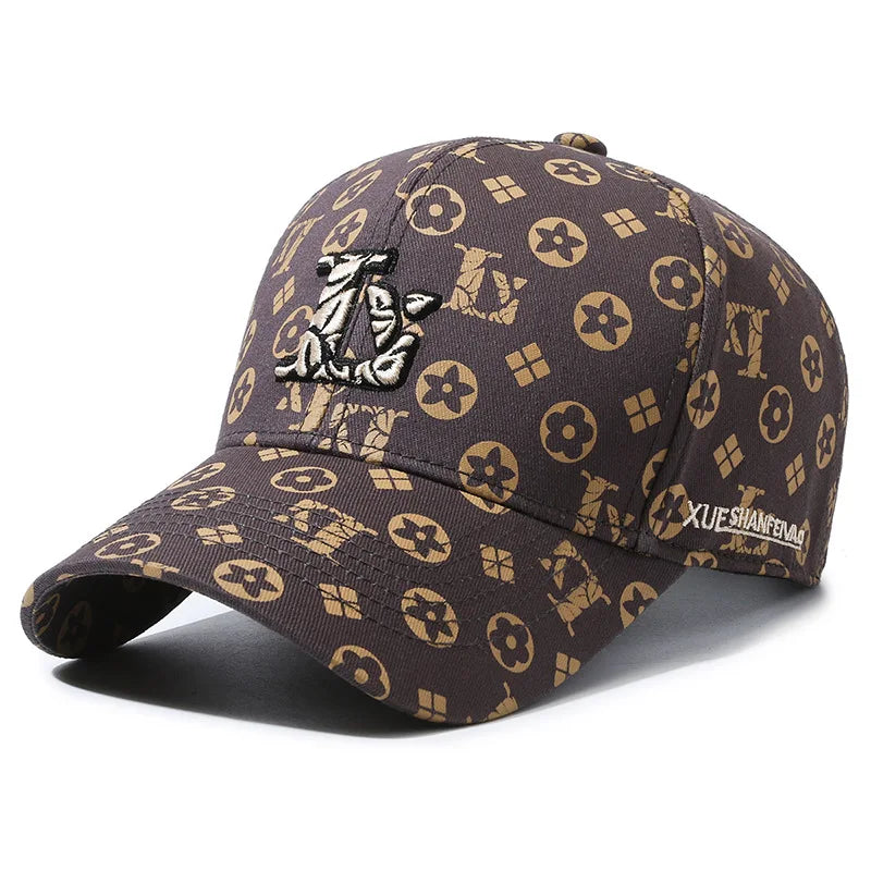 Hat Baseball Cap Embroidery Letter Baseball Cap Fashion Couple Shade Sunscreen Versatile