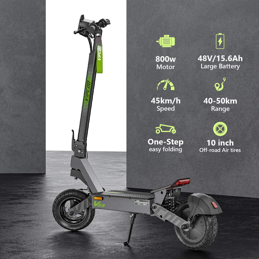 UK Warehouse High Speed VIPCOO VS3 48V 800W Motorized Electric Scooters Drop Shipping for Britain England