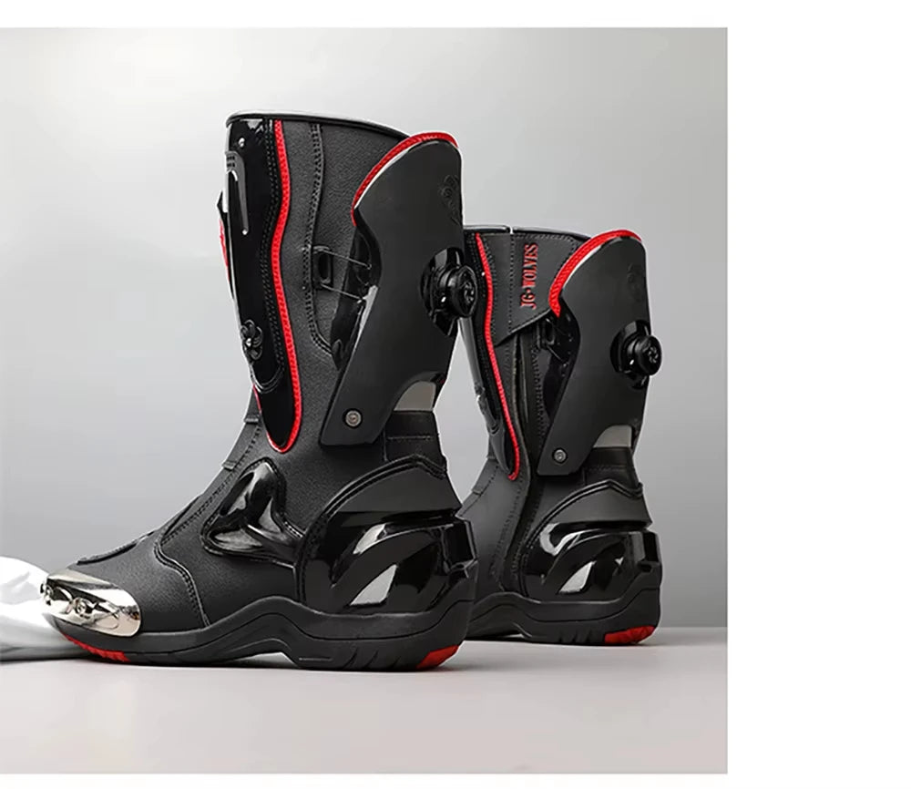 Motorcycle Boots Men Anti-slip Motorcyclist Shoes Adventure Touring Motocross MTB Dirt Bike Boots Motorcycle Accessories