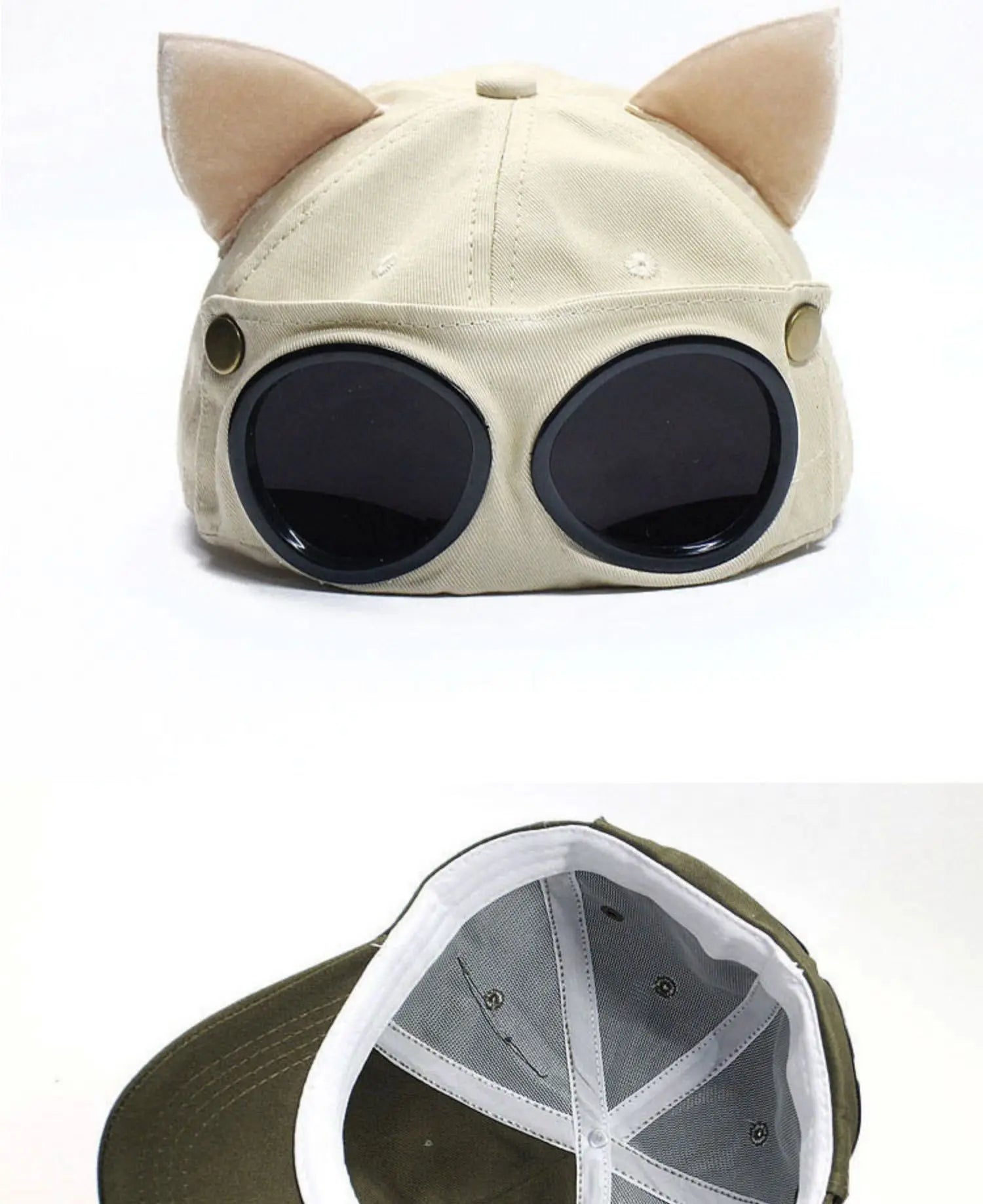 Aviator Hat Korean Adult/Child Version Personality Glasses Cap Sunglasses Sunshade Spring Summer Versatile Tide Baseball Cap