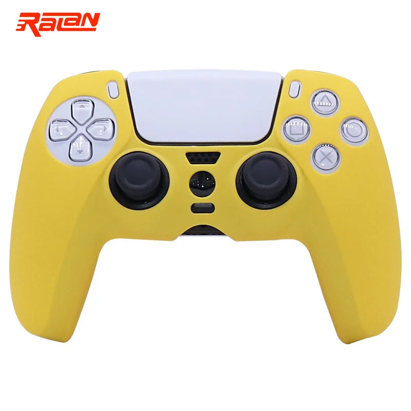 Soft Silicon Protective Case Cover For Playstation 5 Controller Skin Cases For PS5 Gamepad Controle Controller Games Accessories