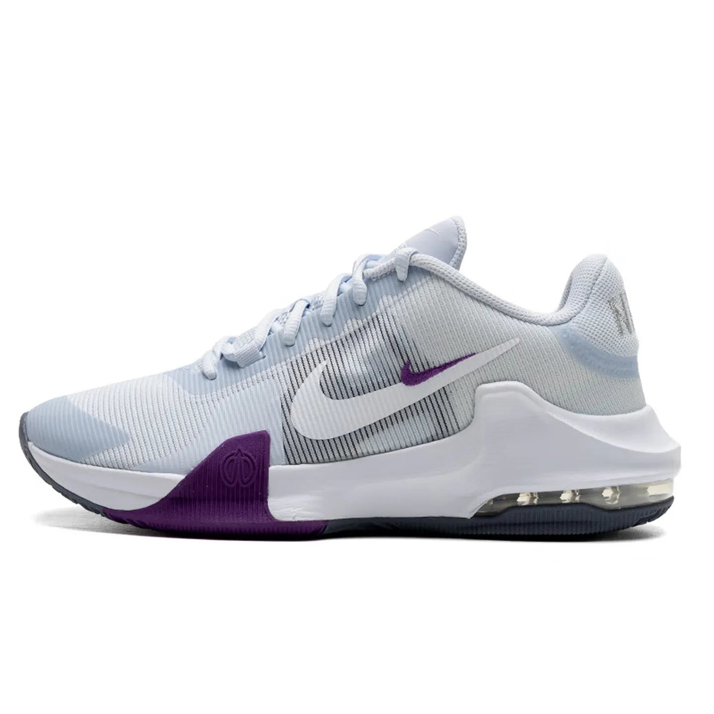 Nike Air Max Impact 4 Versatile Comfort Low-Top Basketball Shoes Men's White DM1124-010