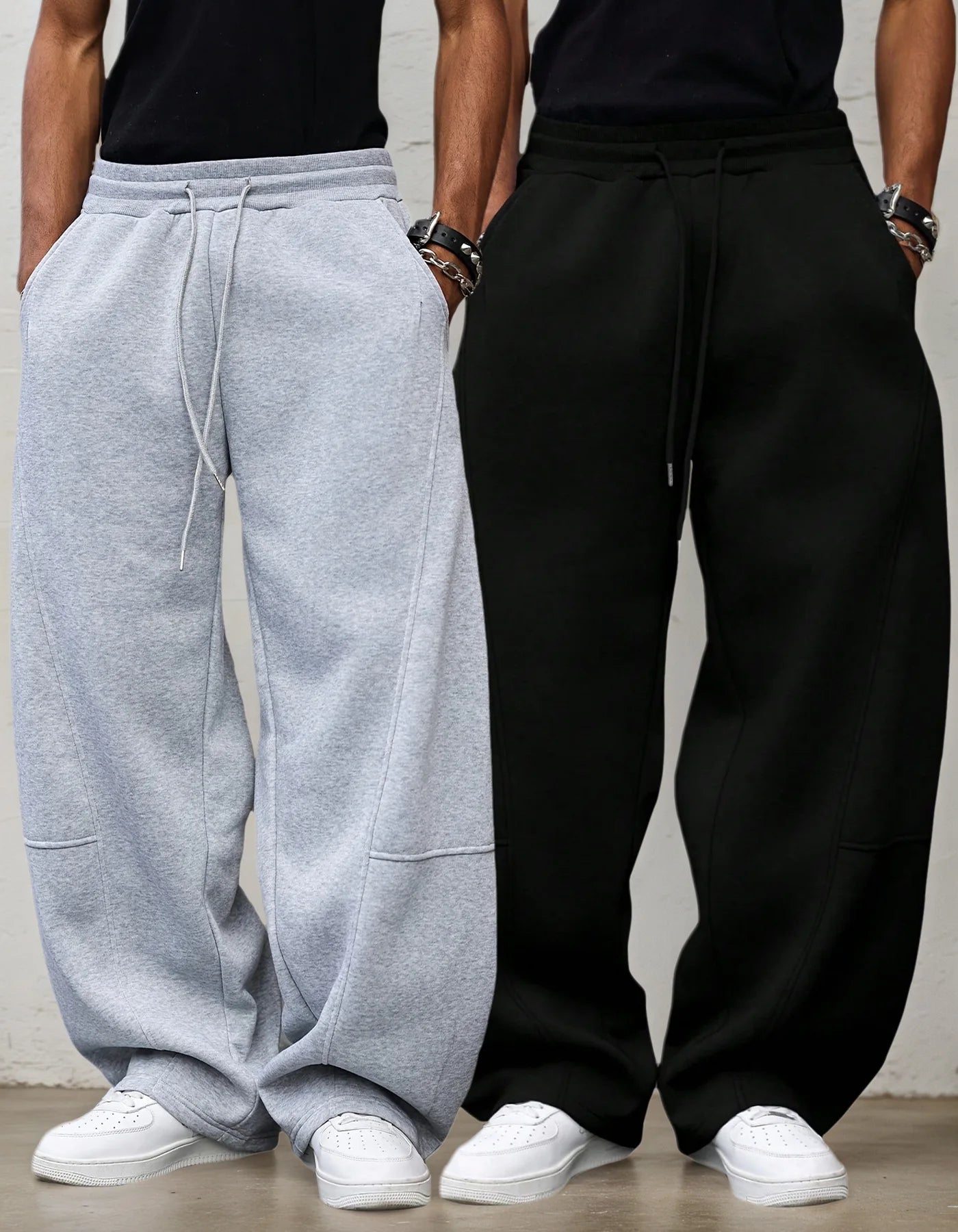 Men's American Style Heavyweight Jogger Pants Straight Leg Casual Streetwear Pants for Men Women Hip Hop Sports Sweatpants