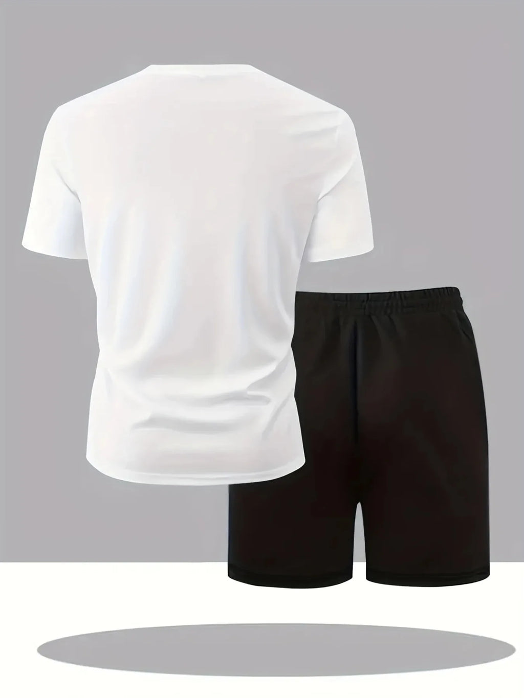 2026 Hot Selling Men's 2-Piece Tracksuit, Summer Short Sleeve T-Shirt and Shorts Set for Running Fitness Casual Outdoor