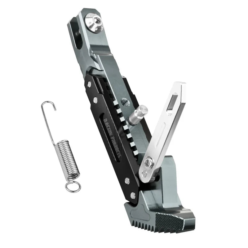 Universal Motorcycle CNC Kickstand Side Support Kick Bracket Foot Stand Adjustable Side Tripod Alloy Motorbike Parking Kickstand