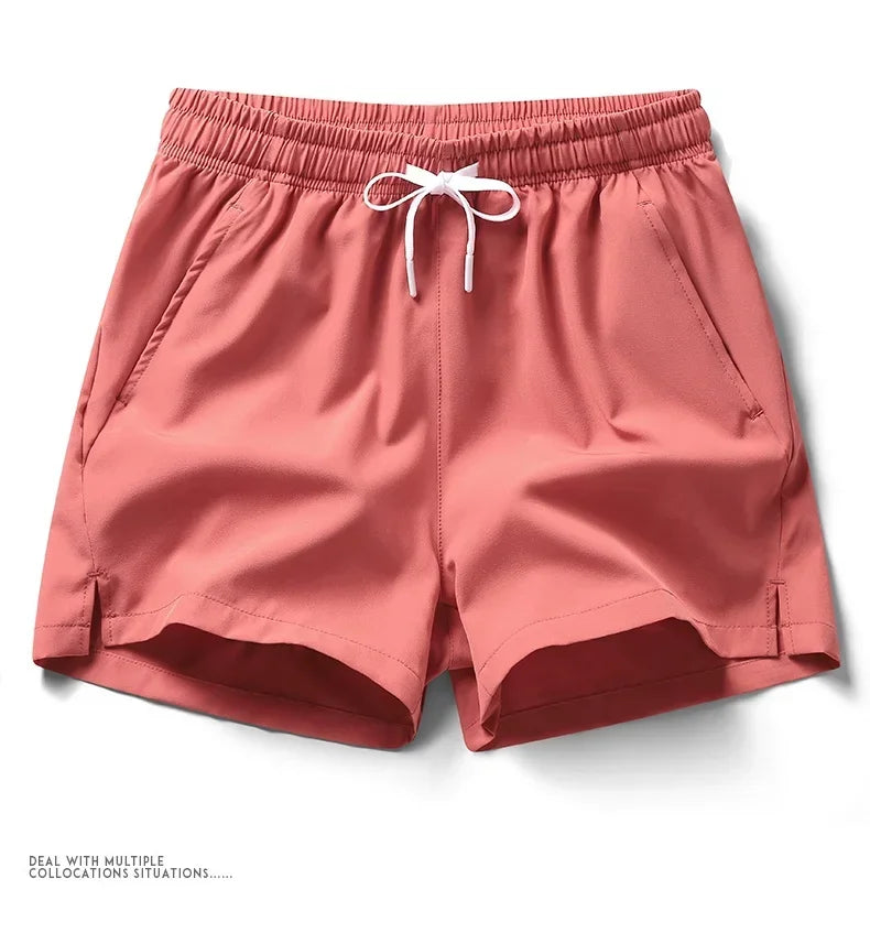 Gym Shorts Mens Sports Sweatpants Pockets Gym Casual Shorts Basic Lightweight Pants Running Jogging Beach Shorts Men Swimwear