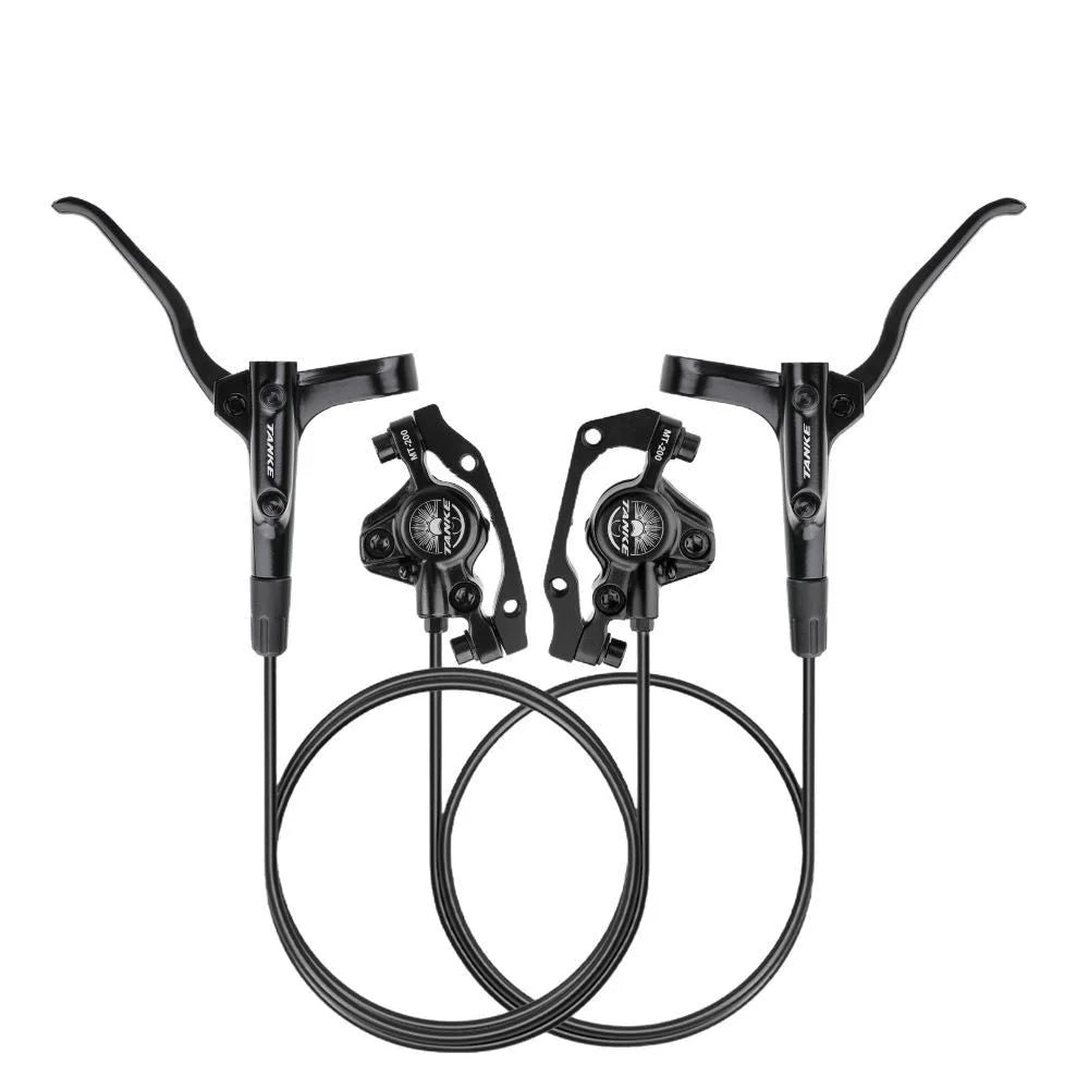MT200 Bike Hydraulic Disc Brake MTB Brake BL BR 800/1600mm Bicycle Brake 2 Piston 3 Finger Steel Lever Bike Parts Upgrade