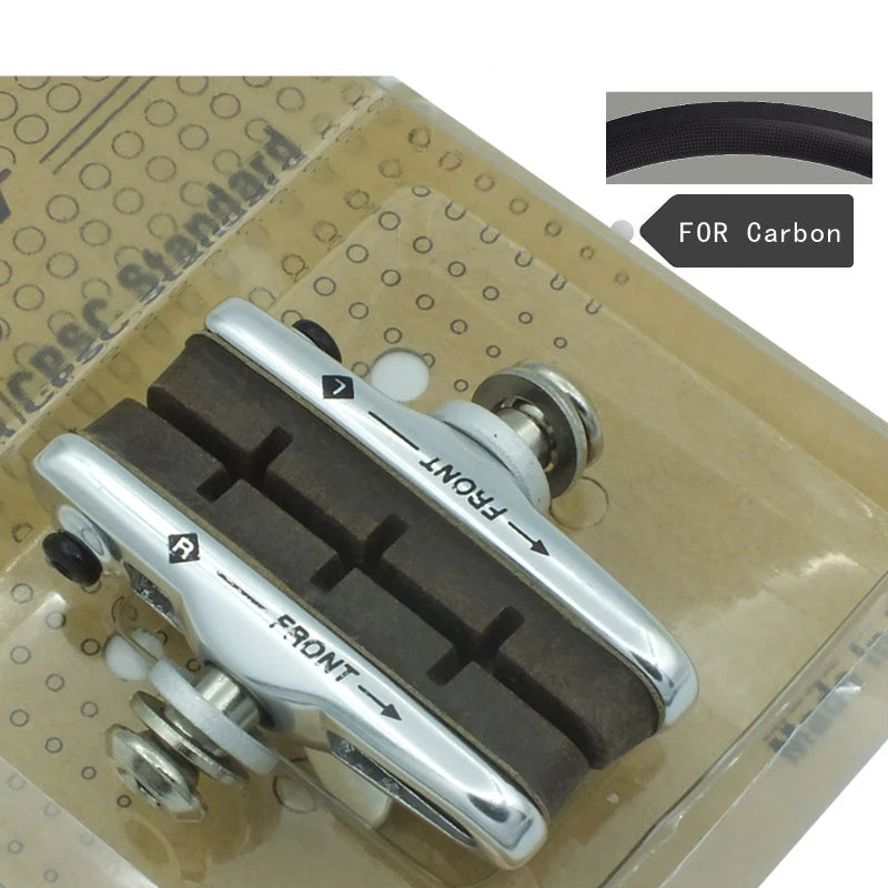 5 Colors Bicycle C Brake Shoe,Road MTB Fixed Gear Bike pads,55MM Carbon & Alloy Rims,For,105 Brake Holder  Parts