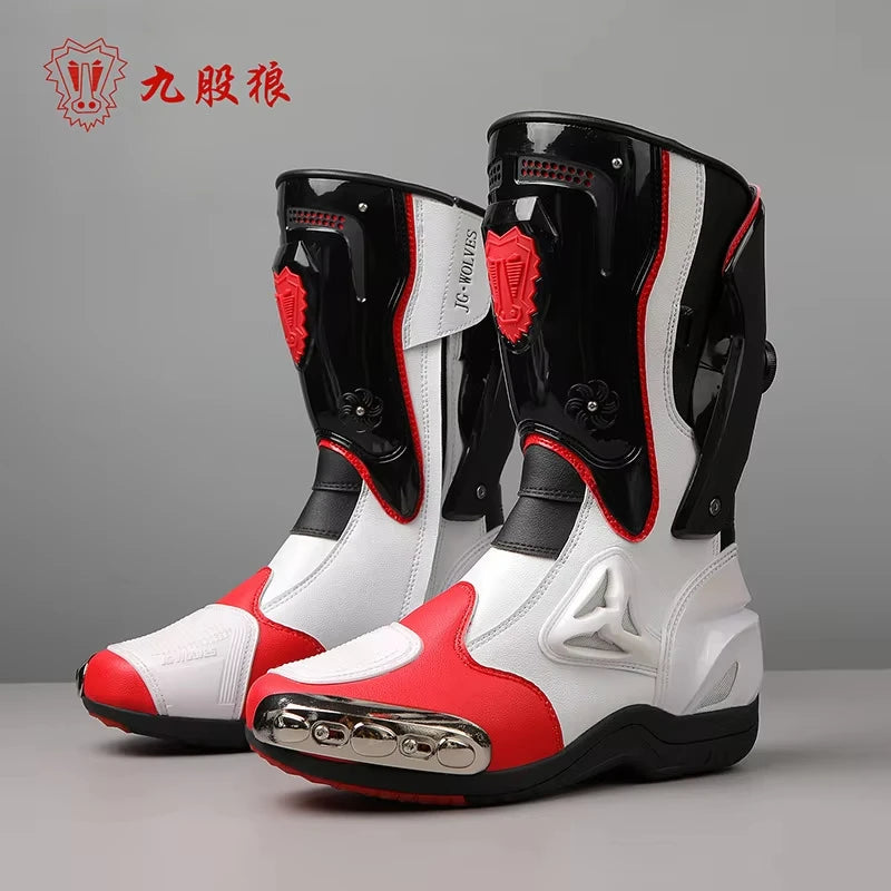 Motorcycle Boots Men Anti-slip Motorcyclist Shoes Adventure Touring Motocross MTB Dirt Bike Boots Motorcycle Accessories