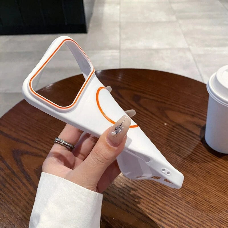 Luxury Magnetic Soft Silicone Phone Case For iPhone 11 12 13 14 15 16 17 Pro Max Air Magsafe Shockproof Bumper Back Case Cover