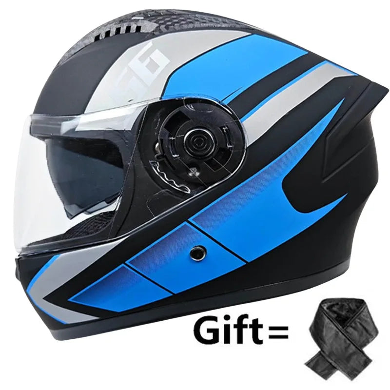 Motorcycle Helmet Casco Moto Motorbike Double Lenses Full Face Helmet Motorcycling Racing Helmet Casco Moto Casque