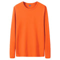 Fast Delivery T-Shirts Men Long Sleeves Tee Tops Male Autumn Plain Cotton Tshirts Plus Size 4XL 5XL Undershirts Man Clothing
