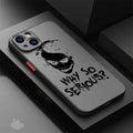 Cool Joker Phone Case For iPhone 16 15 14 13 12 11 Pro Max XS X XR 7 8 SE Transparent Back Cover