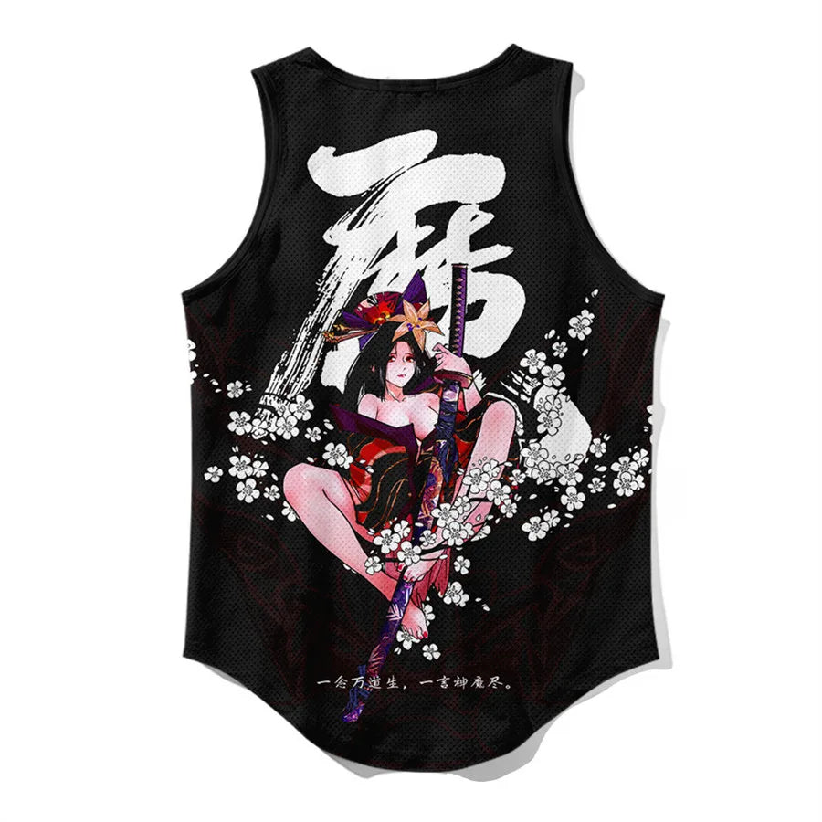 Anime Peak Costume Basketball Jersey Cosplay Uniform Vest Singlet Shirt Sleeveless Set Tank Tops