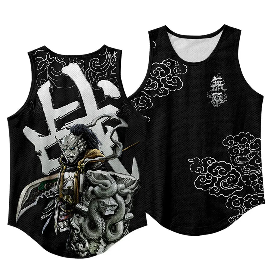 Anime Peak Costume Basketball Jersey Cosplay Uniform Vest Singlet Shirt Sleeveless Set Tank Tops