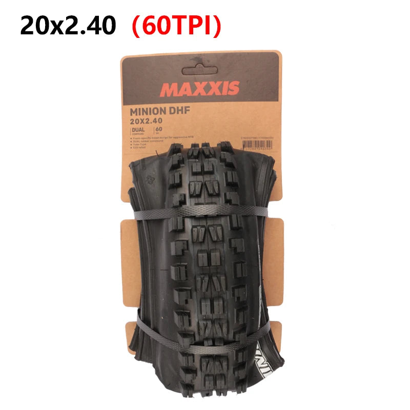 MAXXIS MINION DHR Ⅱ/DHF Children's Off-road Tubeless Mountain Bike Tires Downhill XC 20 Inch 24 Inch Mountain Bike Tires