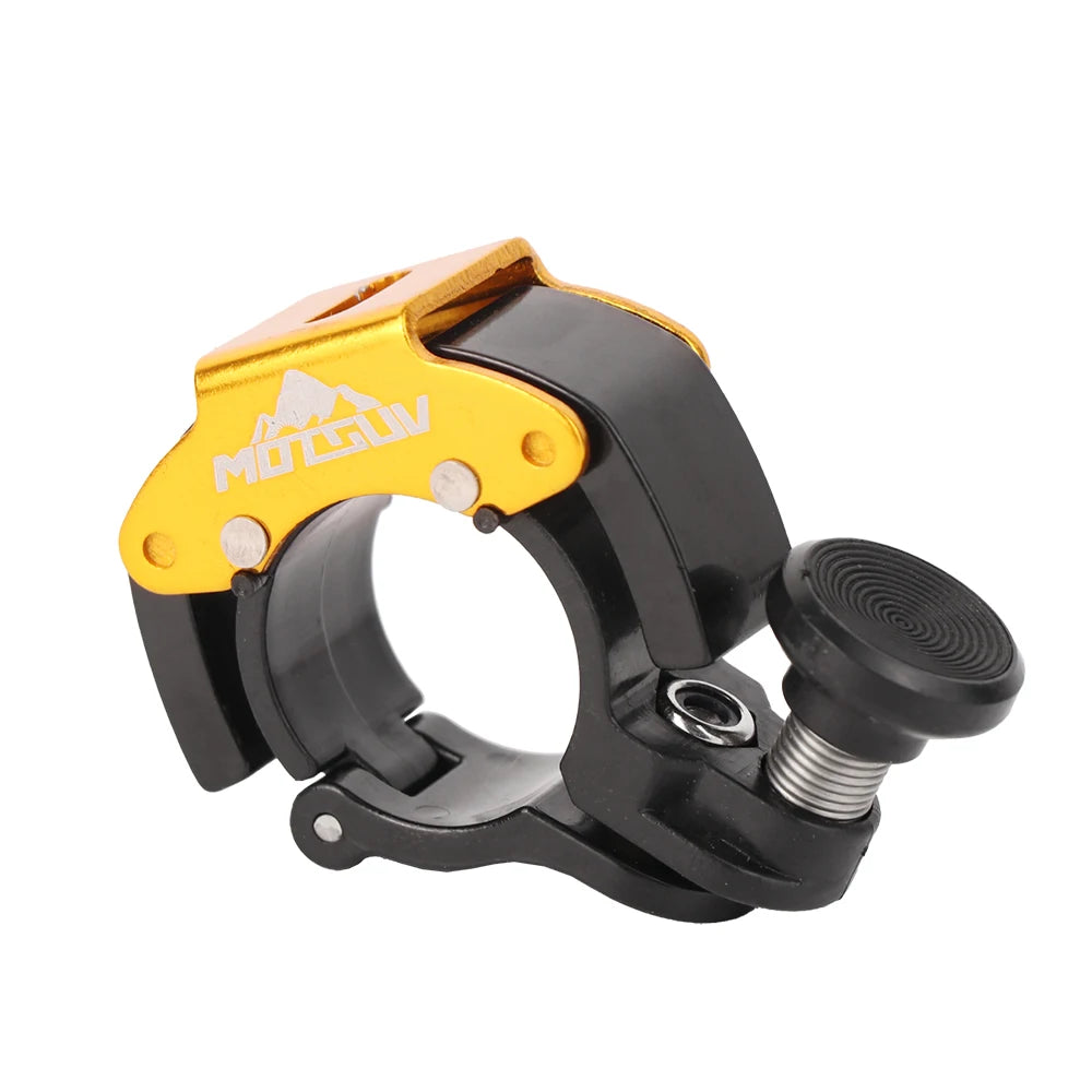 MOTSUV Blue/Red/black/Yellow Bicycle Mini Bell Ring Aluminum Alloy Safety Warning Alarm Loud Sound Handlebar for MTB Bike Horn