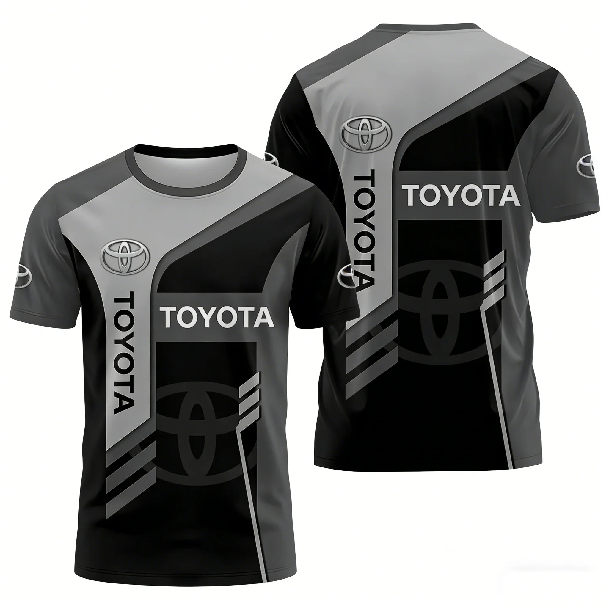 Toyota GR Gazoo Racing Men's Short-sleeved Round-neck T-shirt Summer Comfortable Breathable Quick-drying Top for Racing